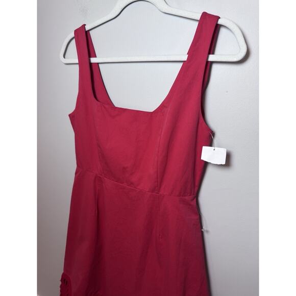 Elexiay Kogi Crochet Embellished A-Line Minidress red Size L NWT READ - Picture 14 of 16